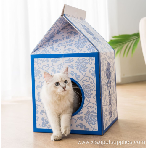 new design high quality cartons cat scratcher toys